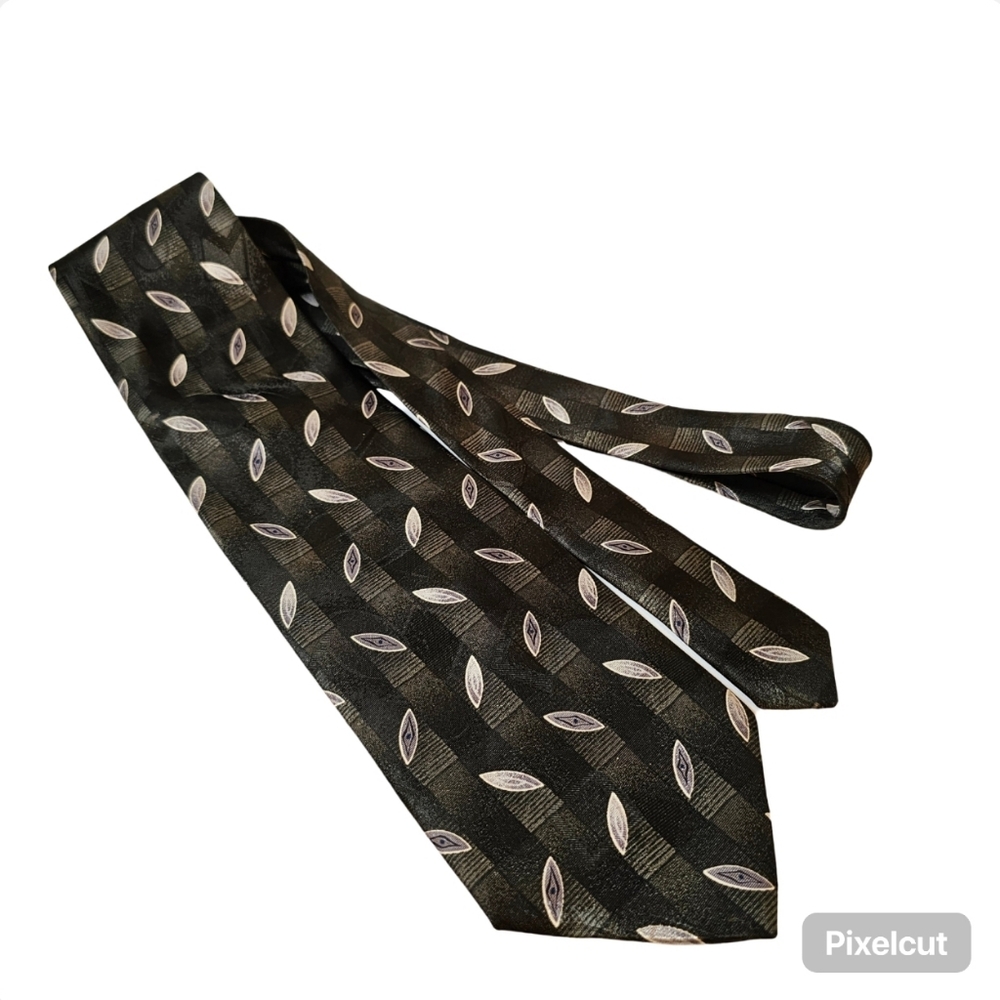 Protocol grey pattern men's tie